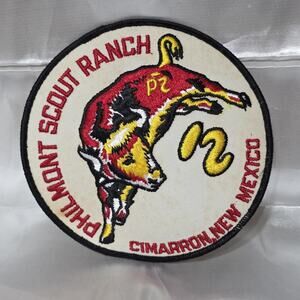 Philmont Scout Ranch Bull Back Patch Cimarron New Mexico BSA Boy Scouts 12